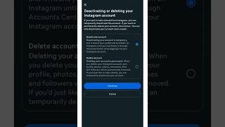 Fixed Issue In Deleted Or Deactivating Instagram Account