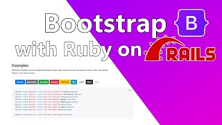 Using Bootstrap with Ruby on Rails