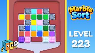 Marble Sort Level 223 Walkthrough Solution