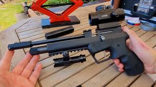 Webley VMX .22 Multishot CO2 Pistol Review!