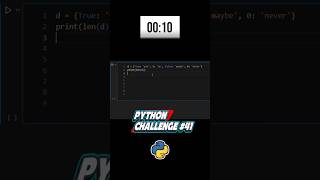 Can You Solve This Python Dictionary Puzzle? 🐍 #PythonChallenge