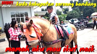 KUDA KUDA DELMAN naik kuda di kabupaten Sabilulungan bandung lagu anak indonesia