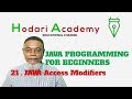 Java Programming for Beginners - 21. Java Access Modifiers