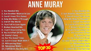 A n n e M u r a y 2024 MIX Best Songs Updated ~ 1960s Music ~ Top Adult, Country, Country-Pop, S...