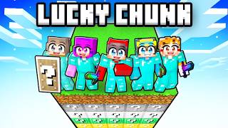 Surviving One LUCKY Chunk in Minecraft!