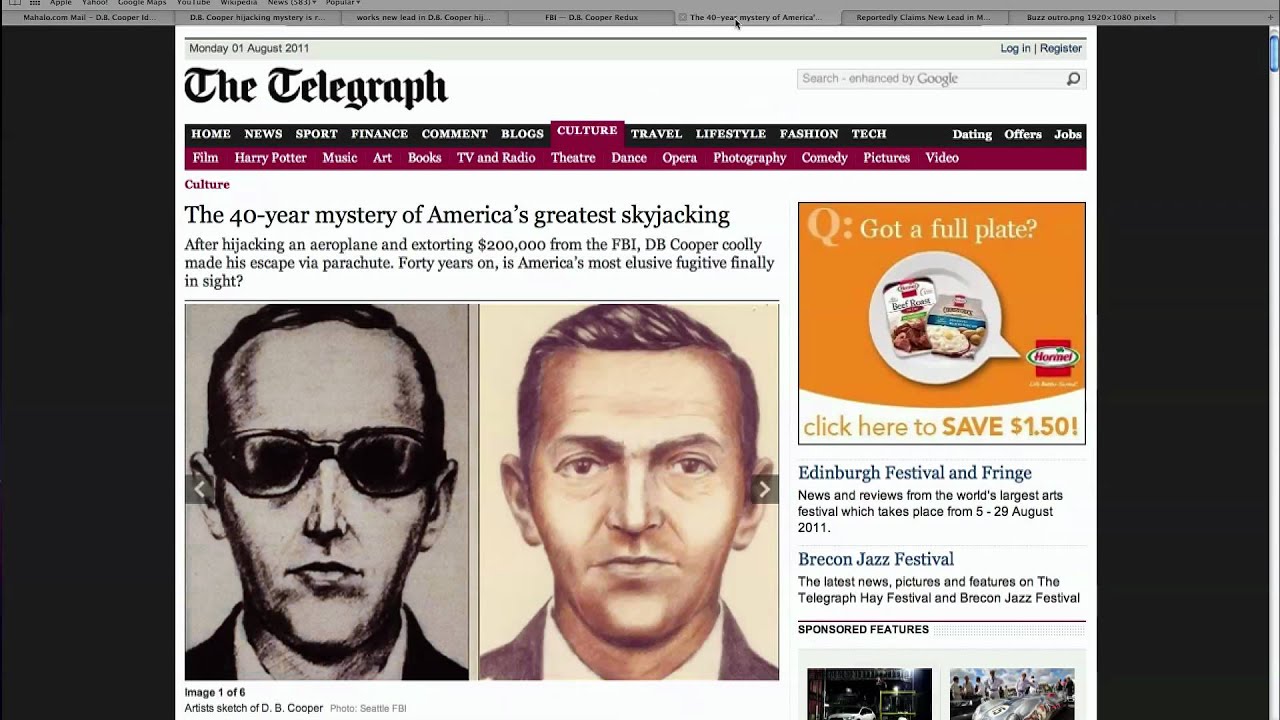 D.B. Cooper Identified? - YouTube