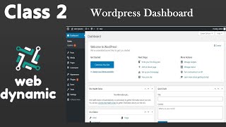 Class 2: WordPress Dashboard | Complete WordPress tutorial