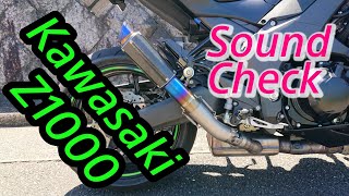 KAWASAKI Z1000 2019 Exhaust Sound