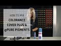 How to mix Colorance Cover Plus with @Pure Pigments | How to Mix | Goldwell Education Plus