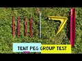 Should you upgrade your tent pegs? Tent stakes explained.