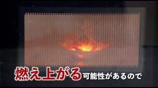 【家電王】レンジで根菜は燃えやすい？