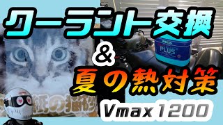 Vmax1200 クーラント 交換 ＆夏の熱対策　編