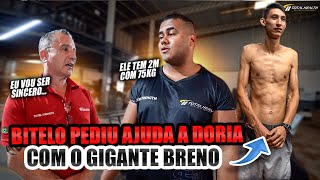 DORIA MANDOU A REAL COM BITELO SOBRE O GIGANTE BRENO DE 75KG