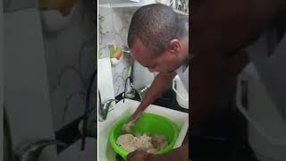 תהליך הכנת בצק לאינג'רה מקמח טף  - The process of preparing dough for injera from teff flour