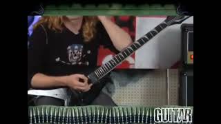Dave Mustaine plays metallica Riff but heavier