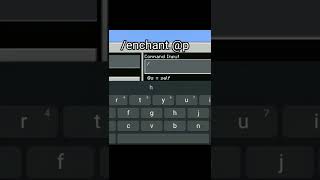 How to Enchant anything by commands in MCPE/Bedrock Edition #shorts
