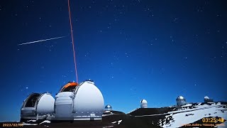 ハワイ・マウナケア星空ライブカメラ 2023年2月8-9日UTの流星ダイジェスト/Meteors over Maunakea, Hawaii,  8 \u0026 9 Feb 2023 UT