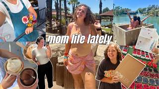 trying on a new swimsuit, farmers market, & spa day!