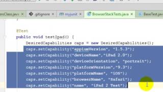 BrowserStack selenium and appium test execution