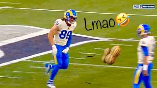 Tyler Higbee Gets Hit in the Nuts 🥜