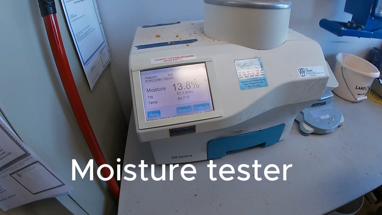 Testing Popcorn Moisture Youtube