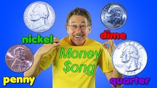 The Money Song | Penny, Nickel, Dime, Quarter | Jack Hartmann Money Song