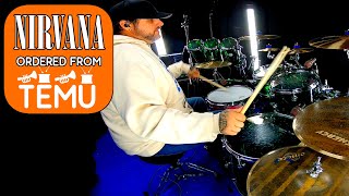 NIRVANA Ordered From Temu #nirvana #drumming  #drums  #drummer #drumcover  #drumband