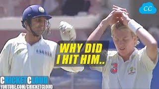 SEHWAG FIRED UP on Australia after THEY HIT HIM TWICE | INDvAUS Test 2003 !!