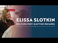 elissa slotkin delivers post election remarks