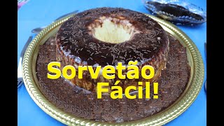 SORVETÃO DE NATAL (FÁCIL E GOSTOSO)