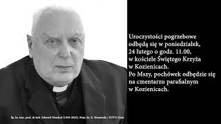 Zmarł ks. kan. Edward Warchoł - były proboszcz parafii św. Krzyża