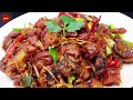 ឆាមាន់គល់ស្លឹកគ្រៃ chicken lemongrass khmer fusion food