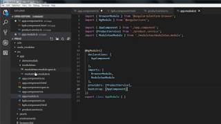 Angular Module using CLI