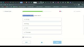 34 Module 5 Quiz + certificate | Python Intermediate | Sololearn