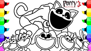 Poppy Playtime Chapter 3 New Coloring Pages / How to Color New Characters from Official Game Trailer