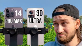 iPhone 14 Pro Max vs Motorola Edge 30 Ultra Camera Comparison!