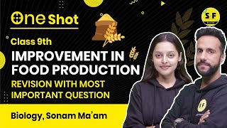 Improvement in Food Production Most Important Questions | With Sonam Maam | Science and Fun