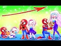 Spider Man and Ghost Spider Grew Up Together | LOVE STORY - Marvel's Spidey and his Amazing Friends