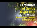 23 Minutes of Gentle Night Rain. Rain Sounds for Relaxing Sleep, Insomnia, Study and Pray..