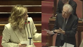 BOTTA E RISPOSTA TRA GIORGIA MELONI E MARIO MONTI SU ELON MUSK