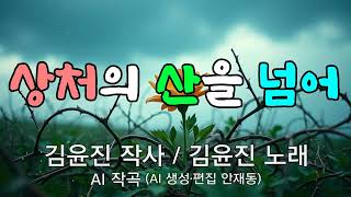 [대중가요] 상처의 산을 넘어 / 파란나비 김윤진 작사 · 노래