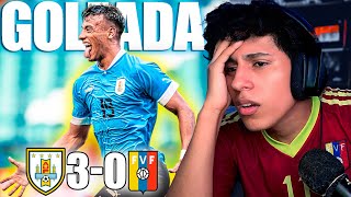 REACCION VENEZUELA VS URUGUAY 0-3 | NOS BAILARON | Sudamericano SUB-20 2023