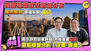 中山買樓 灣區置業丨國慶樓盤成交數據分析 重磅樓市新政 逐樣拆解丨關乎灣區置業的切身利益 容易樓盤分析 深度、專業丨值得關注、留意的置業區域丨#中山樓盤#灣區置業#灣區買樓#樓市新政策#市場分析