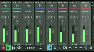 MIXING MULTYTRACK INSTRUMENT CINTA DAN AIRMATA WITH N TRACK