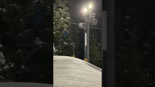 Overshooting the jump #skiing #mtseymour #jumping #skijumping