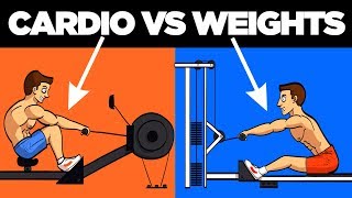 Cardio vs Weights (Best Way to Burn Fat)