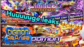 Lucemon and Susanoomon to Global and more leaks 😱😱😱