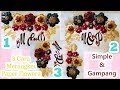 3 CARA SIMPLE & MUDAH MERANGKAI PAPER FLOWERS by Farida FR