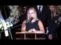 Sgt. Lunger's Funeral: Daughter Ashton