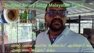 Budgies Aviary Setup Part 2 Malayalam| കോളനി ബ്രീഡിങ് ആപത്തോ , ഏവിയേറി യിൽ എന്തൊക്കെ ശ്രദ്ധിക്കണം